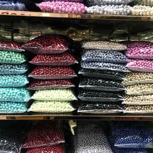 Bán buôn thời trang phong cách thủy tinh đầy màu sắc ngọc trai hạt thủy tinh lỏng hạt ngọc trai - Product Image 2