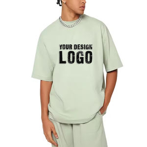 Camiseta de Hombre de Alta Calidad, Personalizada, con Hombros Caídos, Color Sólido, Talla Grande, al por Mayor, OEM, Media Manga, Camisetas de Hombre de Talla Grande - Product Image 4