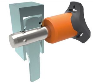 OEM Custom Stainless Steel Plunger with Axial <b>Lock</b> Black Oxide Finish Fully <b>Threaded</b> - Product Image 3