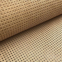 Rollo de caña de mimbre, Hexagonal Natural rollo de malla, muebles blanqueados, tejido abierto con la mejor calidad