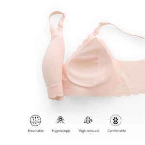 חזיות הנקה יצרנים יולדות תחרה חלקה האכלת שד ספורט כפתור קדמי Crossover בהריון סיעוד חזייה - Product Image 6