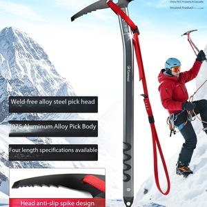 <span class=keywords><strong>Piccozza</strong></span> <span class=keywords><strong>da</strong></span> Ghiaccio Multifunzionale in Alluminio Leggero per Alpinisti e Arrampicata su Ghiaccio - Product Image 2