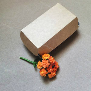 Boîte d'emballage <span class=keywords><strong>à</strong></span> <span class=keywords><strong>emporter</strong></span> <span class=keywords><strong>de</strong></span> <span class=keywords><strong>restaurant</strong></span> imprimé <span class=keywords><strong>de</strong></span> logo personnalisé taille usine frites hamburger burger poulet frit avec gaufrage - Product Image 5