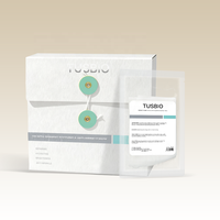 Masque en feuille bio naturel hydratant, éclaircissant et anti-rides au filtre fermenté de pivoine blanche bio, personnalisé en boîte enveloppe