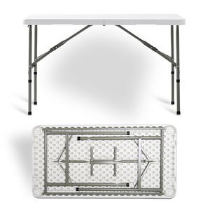 <strong>Folding</strong> <strong>Table</strong> Regular Bench <strong>Table</strong> 6 Foot Fold in Half <strong>Table</strong> - Product Image 2