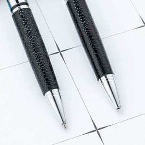 1.0Mm Black Metal Ballpoint Customizable Logo Engraving Business Office Writing Promotional Gift <b>Pen</b> - Product Image 3