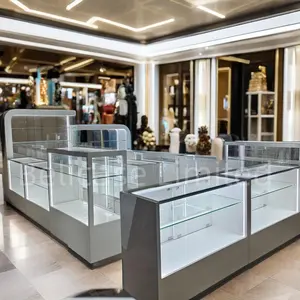 Buona qualità del centro commerciale di vetro vetrina per profumeria giocattolo espositore per bambini giocattolo Display Design chiosco