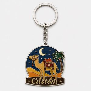 Llaveros Personalizados de Alta Calidad con Figura de Camello, Diseño Temático del Desierto, Souvenir de Viaje - Product Image 3