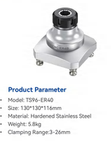 Accessoires pour machines-outils CNC, base de mandrin ER haute précision 4-5 axes TS96-ER40