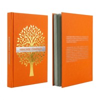 Impression de livres de luxe à couverture rigide en lin, reliure cousue personnalisée, ouverture à plat, pour carnets et journaux élégants de qualité supérieure