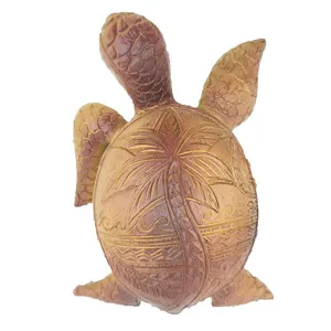 丰志厂仿真海洋动物装饰椰壳龟类树脂工艺品装饰花园装饰树脂工艺品