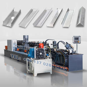 2024 Trockenbau-Stiftschleife und Raupenrollenformmaschine Wandwinkelprofil-Kaltformmaschine mit L/W-Form kundenspezifisches Design - Product Image 1