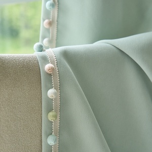 Cortina <span class=keywords><strong>Juvenil</strong></span> de Terciopelo Chenille Fresco, Nueva Cortina Moderna Opaca para Sala de Estar 2026 - Product Image 3