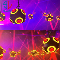 YELANG Disco Ball Light Lifting Football Cinétique Lumière Led RGBW Coloré Dmx Led Lift Ball Kinetic Club Éclairage