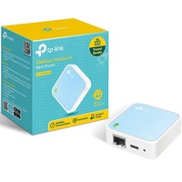Router Portátil TP-Link Original TL-WR802N 802.11n con 5 Puertos RJ45 y Conector SC/APC, Compatible con Función AP Relay