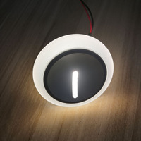 Lampe murale décorative LED moderne pour intérieur, éclairage encastré d'angle pour couloir, escalier, marche, corps en aluminium, 220V, LED Bridgelux