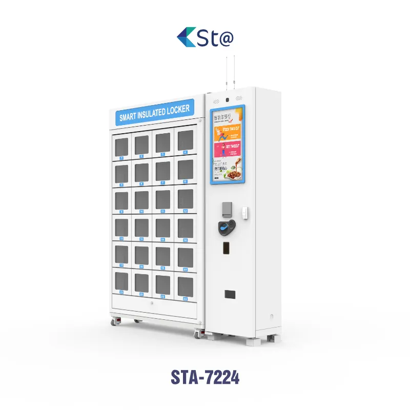 Smart Machines Flaschen getränke Warm Food Locker Verkaufs automat Smart Vending Machine