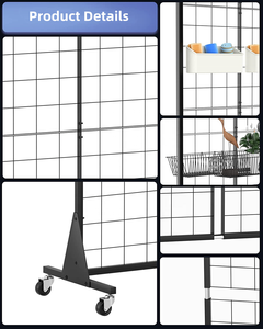 Tùy chỉnh cửa hàng bán lẻ dây kim loại snack hiển thị giá sàn treo điện thoại Phụ kiện đồ trang sức đồ chơi sản phẩm lưới lưới hiển thị đứng - Product Image 5