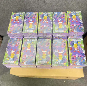 Pokemond Hotsale Original Partner <span class=keywords><strong>Display</strong></span> Set Version Chinoise Boîte de Boosters en Papier et PVC Dragonballs TCG <span class=keywords><strong>Carte</strong></span> Rare 15X10X5 cm >14Y - Product Image 1