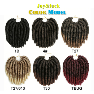 Extensions de cheveux synthétiques <span class=keywords><strong>Havana</strong></span> <span class=keywords><strong>Twist</strong></span> Crochet pré-bouclées pour Locs souples effet vieilli, Butterfly Locs, texture afro naturelle - Product Image 6