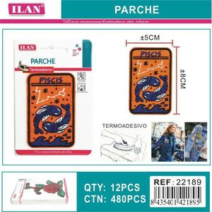Ilan Parche Piscis 8x5Cm Termoadhesivo para Ropa - Product Image 1