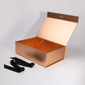 Custom Size Cardboard Packaging Luxury Large Folding Magnetic Collapsible <b>Gift</b> Box for Clothing Storage and Blankets - Product Image 5