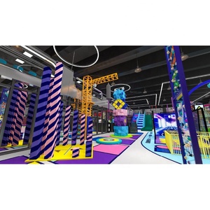 Pokiddo Custom 2500 Sqm Indoor Playground Complex Centro de entretenimiento familiar con Maze Tag Rope Course Trampoline Park - Product Image 6