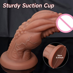 Scarletsin D-10-5 Jouets sexuels anaux en silicone Monstre tentaculaire liquide avec base de ventouse pour gode Plug <span class=keywords><strong>anal</strong></span> pour hommes et femmes Taille XXL - Product Image 3