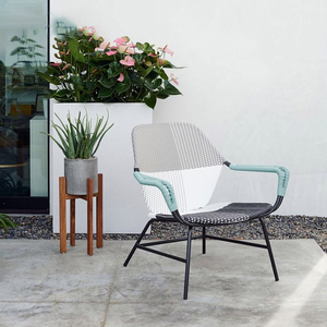 Mobilier d'extérieur de style nordique chaise en <span class=keywords><strong>rotin</strong></span> chaise de table de balcon simple <span class=keywords><strong>petit</strong></span> canapé cour jardin <span class=keywords><strong>fauteuil</strong></span> de loisirs - Product Image 3