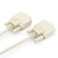 Cable de extensión personalizado DB9 macho a hembra RS232 Cable serie D-Sub de 9 pines con aislamiento de PVC para uso en computadora