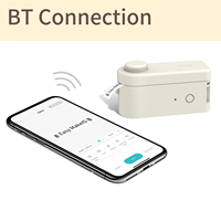 Étiqueteuse Mini imprimante de poche portable Machine d'impression thermique d'étiquettes Connexion BT sans fil Autocollant d'impression sans encre OEM 16mm