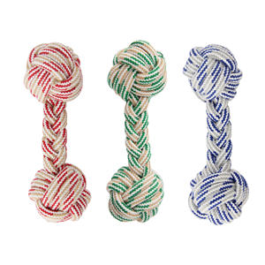 Giocattoli da Masticare per Cani in Corda di Cotone e Gomma Nunbellpets, Classici, Interattivi, Ecologici e Sicuri - Product Image 1