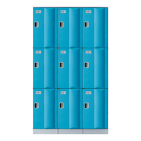 Casier intelligent commercial moderne avec serrure électronique, étanche, durable, en plastique ABS, assemblé, écologique, pour étudiants et bureaux