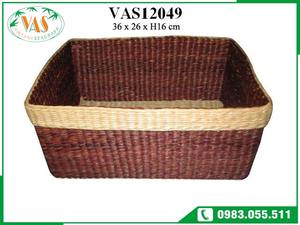 Oval Water Hyacinth Eco-Friendly Modern Handmade Woven Nesting <b>Storage</b> <b>Baskets</b> Multifunction Organizing Set 4 Serving Tray - Product Image 6