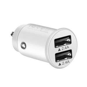 Mini Cargador de Coche de 4.8A con Dos Puertos USB, Adaptador de Encendedor de Cigarrillos, Carga Rápida, Entrada de 12-24V, Salida de 5V - Product Image 5