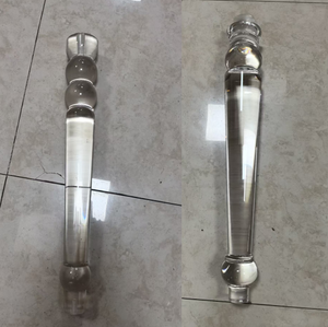 Barandilla de mano de cristal, barandilla de acrílico para escalera, barandilla de poste de cristal Newel, balaustre de acrílico para barandillas de escalera - Product Image 1