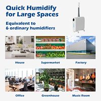 Humidificateur ultrasonique à grande capacité de 25 L, diffuseur, purificateur d'air, humidificateur intelligent pour la maison, la chambre à coucher, le bureau, diffuseur de parfum