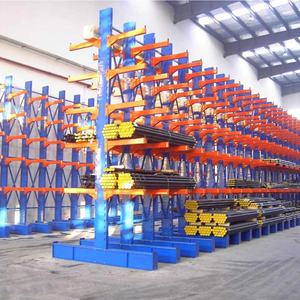 יחידות אחסון מדפים תעשייתיים כבדים למחסנים, מדפי קנטילבר כפולים סלקטיביים, מדפי אחסון צינוריים, מערכת משטחים - Product Image 6