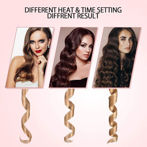 Rouleaux professionnels de bigoudis électriques, spirales électriques, boucleur sans fil automatique pour les cheveux, bigoudis sans fil - Product Image 2