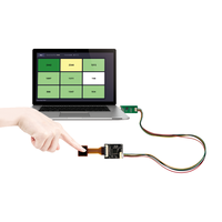 Sensor Pulsa Legact RF-PUL9Z-V1 9 Titik Resistor Sensitif Gaya Film Tipis Sensor Tekanan Resistif Tahan Lama 1g-2kg