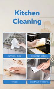 Lingettes de <span class=keywords><strong>cuisine</strong></span> jetables absorbantes <span class=keywords><strong>Super</strong></span> huile Offre Spéciale Non-tissé personnalisé bon effet dégraissant 3-5 ans durée de conservation 15*20CM - Product Image 6