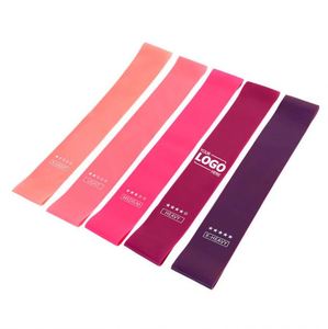 Bandes de résistance personnalisées pour la remise en forme à domicile, bandes d'exercice élastiques pour les étirements et les entraînements de musculation - Product Image 1