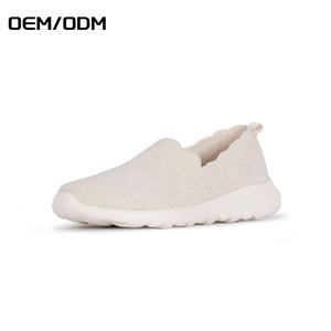JIANER, sandalias deportivas informales hechas en China, <span class=keywords><strong>mocasines</strong></span> rosas transpirables sin cordones para <span class=keywords><strong>mujer</strong></span>, zapatos informales planos de verano para <span class=keywords><strong>mujer</strong></span> para caminar - Product Image 3
