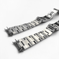 en acier inoxydable Bracelet en métal de luxe 18/19/20/21mm Bracelet de montre de remplacement pour RoIIex Ghost Dayt0na