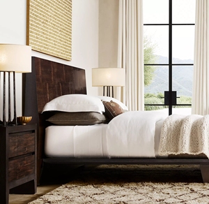 Cama Doble de Madera Sólida Estilo Americano, Diseño para Dormitorio, Apartamento, Sala de Estar, Cama King Size, Muebles Personalizables para Villa - Product Image 1