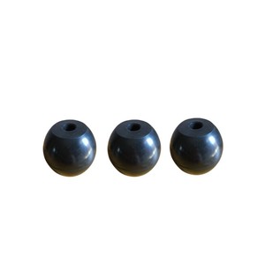 Balle en <span class=keywords><strong>silicone</strong></span> perforée sur mesure, haute élasticité, en EPDM et NBR, moulée et découpée, pour tamis vibrant – Produits en caoutchouc - Product Image 3