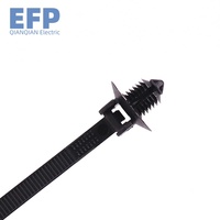 Attaches de câble de fixation polyvalentes 5.4*180mm tête de sapin et nylon à montage par poussée pour les utilisations en voiture pour diverses applications