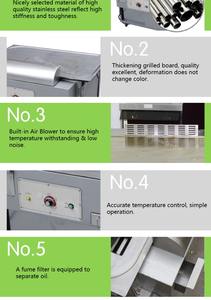 Mesa de barbacoa de cocina, <span class=keywords><strong>teppanyaki</strong></span>, a la venta, <span class=keywords><strong>teppanyaki</strong></span> sin humo - Product Image 4