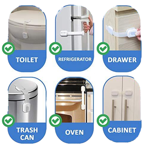 2023 Bán Buôn Bé An Toàn Khóa Hot Bán Có Thể Điều Chỉnh Tủ Ngăn Kéo Khóa Cho Refrirator Và Nhà Vệ Sinh Sử Dụng Cho Trẻ Em - Product Image 2