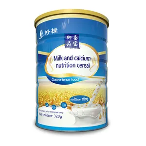 Own brand milk+calcium nutrition cereal organic grain Chinese breakfast high-quality health products.